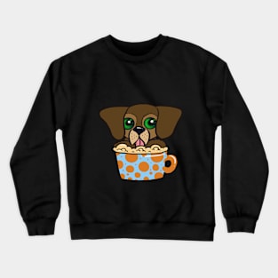 Pup In A Cup Crewneck Sweatshirt